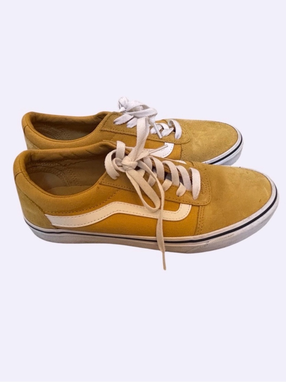 Vans Old Skool Sneakers in Mustard Yellow with White Stripe